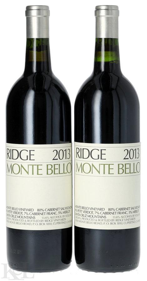 2013 Ridge Vineyards "Monte Bello" Santa Cruz Mountains Cabernet Sauvignon