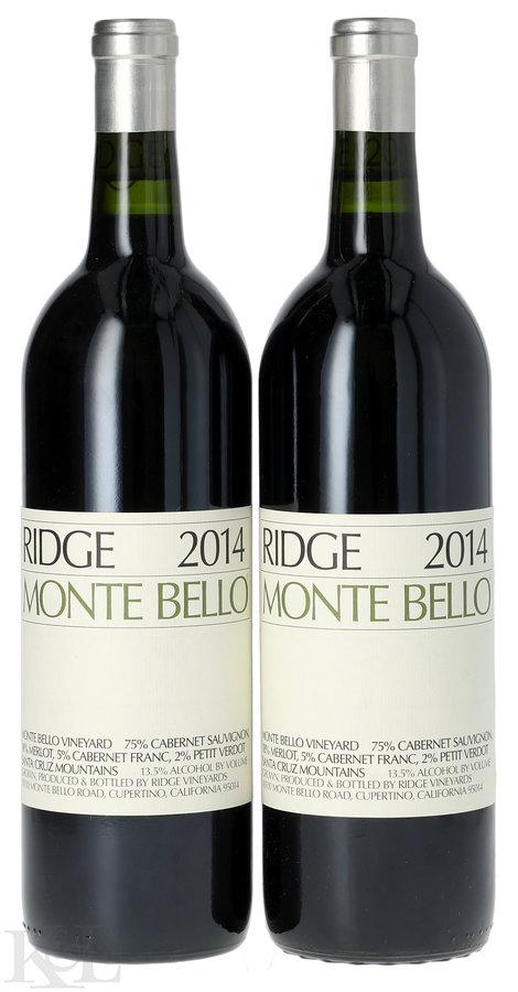 2014 Ridge Vineyards "Monte Bello" Santa Cruz Mountains Cabernet Sauvignon