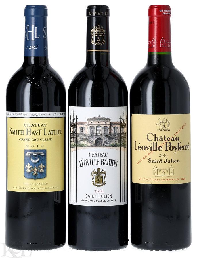 2010 & 2016 Léoville-Poyferré, St-Julien, Smith Haut Lafitte, Pessac-Léognan & Léoville-Barton, St-Julien Tasting Lot