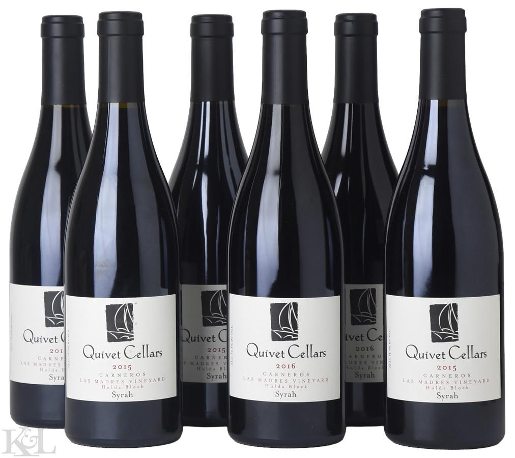 2015-2016 Quivet "Las Madres Vineyard - Hulda Block" Carneros Syrah Vertical