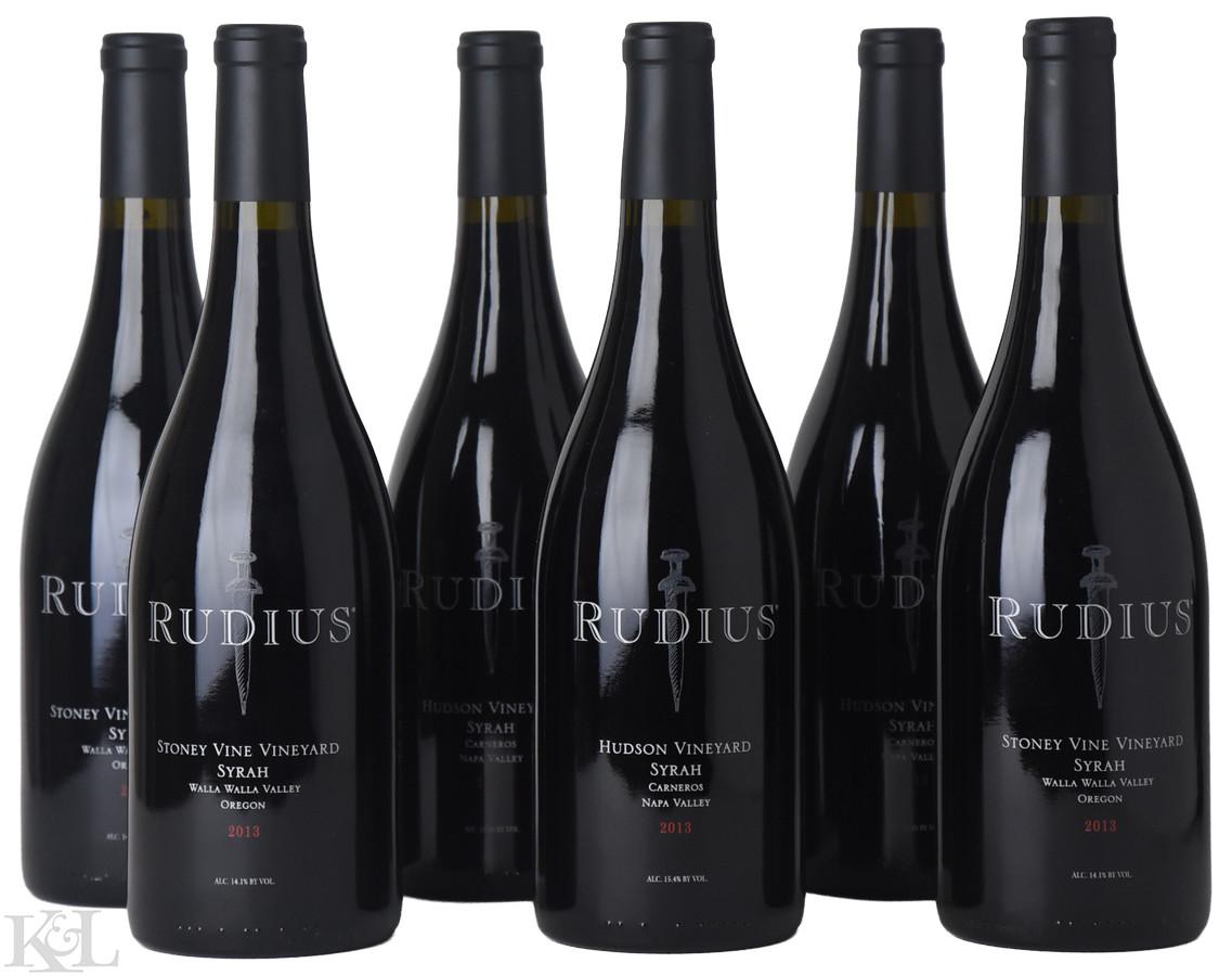 2013 Rudius "Hudson Vineyard" & "Stoney Vine Vineyard" Syrah Horizontal