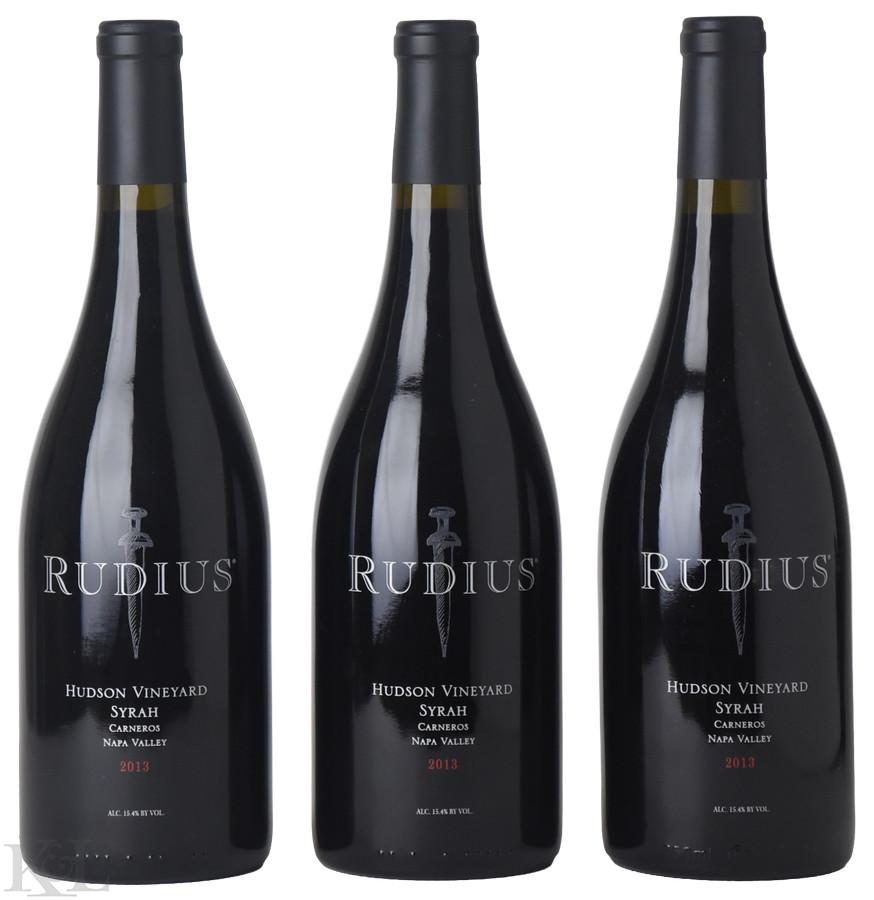 2013 Rudius "Hudson Vineyard" Carneros Syrah