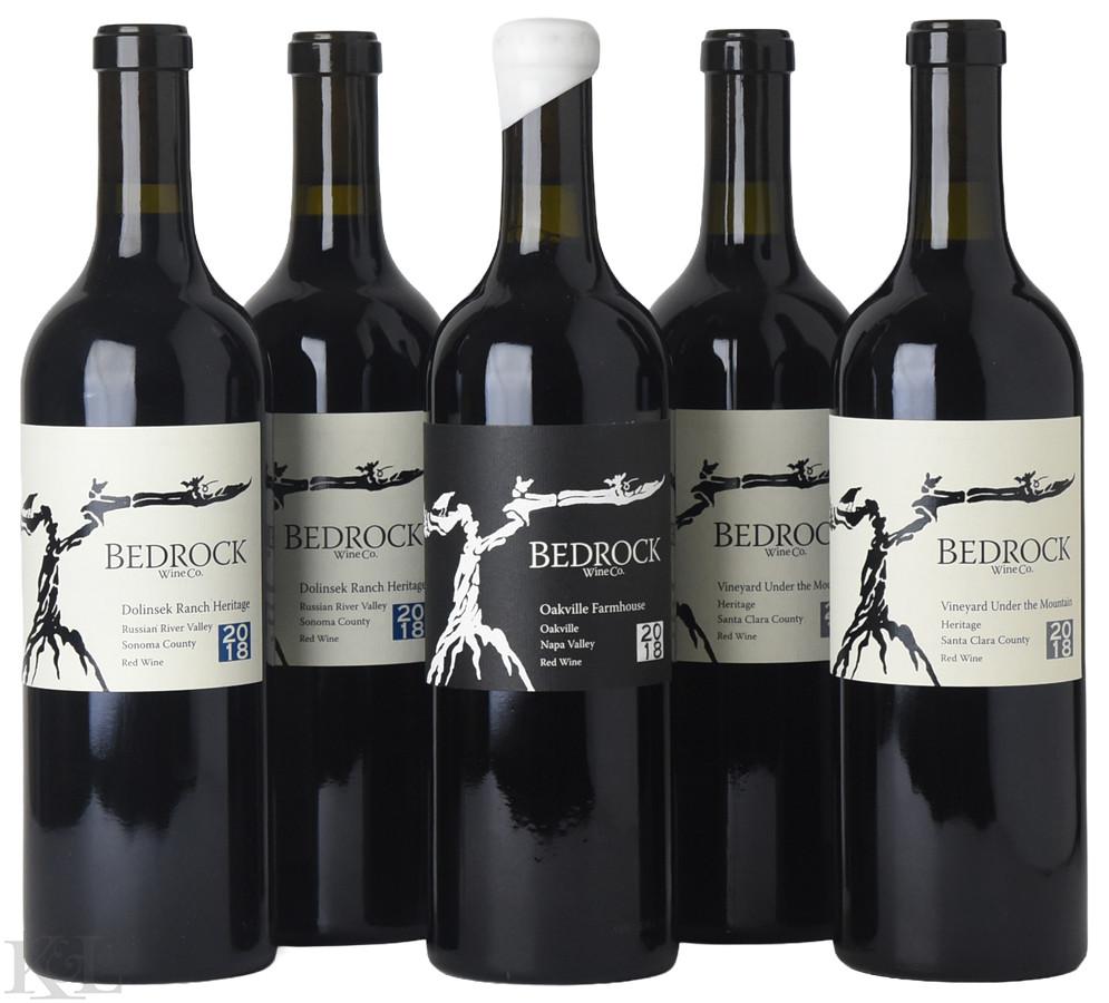 2018 Bedrock Santa Clara County Red Blend Horizontal