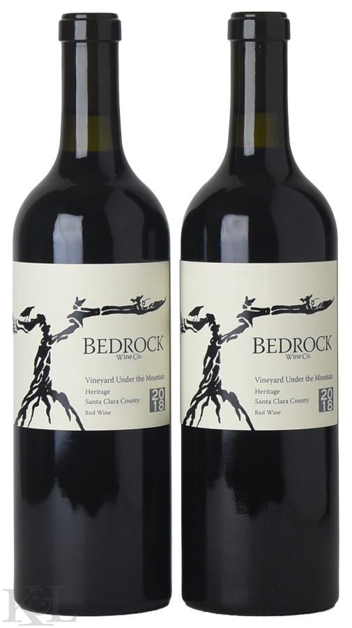 2018 Bedrock "Vineyard Under the Mountain - Heritage" Santa Clara County Red Blend