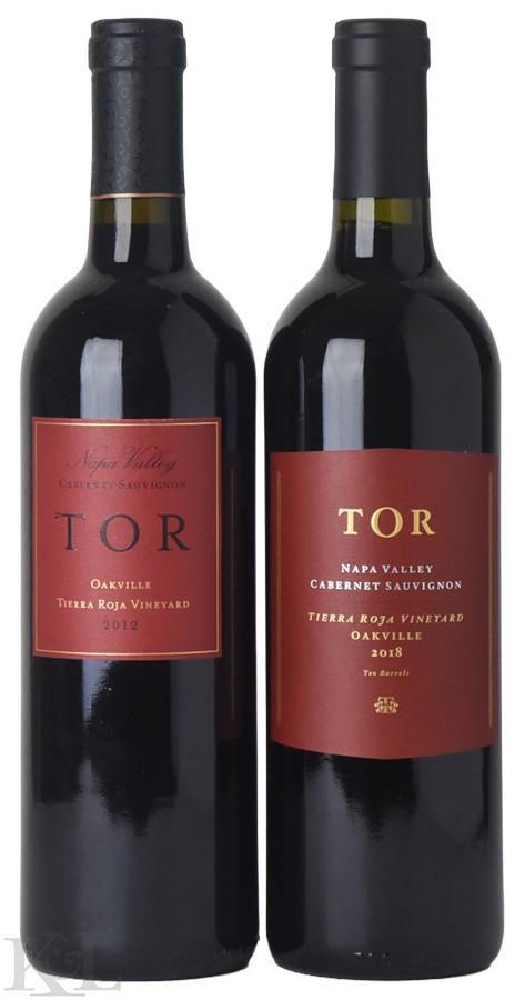 2012 & 2018 Tor Kenward "Tierra Roja Vineyard" Oakville Cabernet Sauvignon