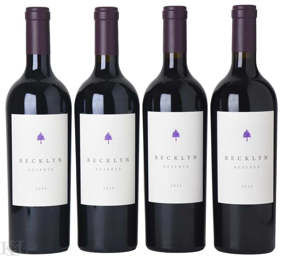 2014-2015 Becklyn "Moulds Vineyard - Reserve" Napa Valley Cabernet Sauvignon Vertical
