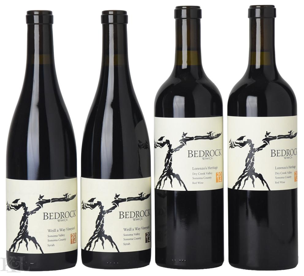 2014 Bedrock "Weil a Way" Sonoma Valley Syrah & "Lorenzo's Heritage" Sonoma Valley Red Blend Mixed Lot