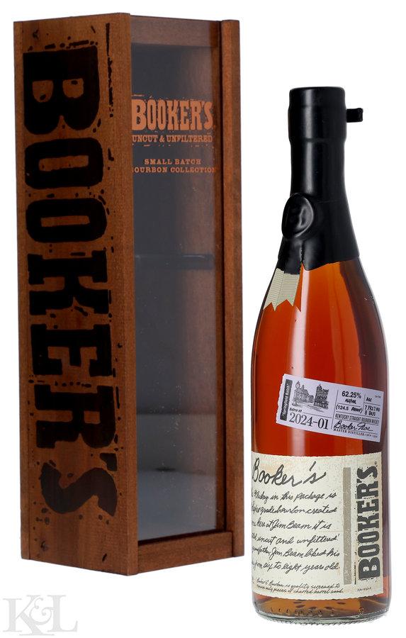 2024 Booker's 7 Year 7 Month 8 Day Old "Batch 2024-01 - Springfield" 124.5 Proof Kentucky Straight Bourbon Whiskey