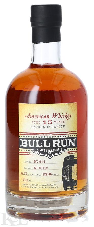 Bull Run 15 Year Old Barrel Strength American Whiskey (750ml)