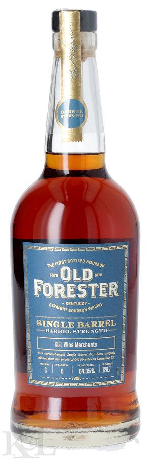 Old Forester "Barrel Strength" K&L Exclusive Barrel, Warehouse G Floor 6 Single Barrel Kentucky Straight Bourbon Whisky (750ml)