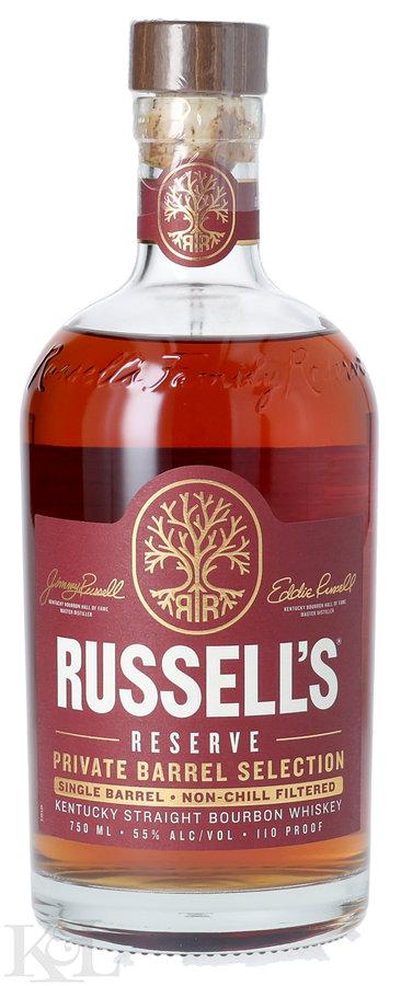 NV Russell's Reserve 9 Year Old Kentucky Straight Bourbon Whiskey - Private Barrel Selection