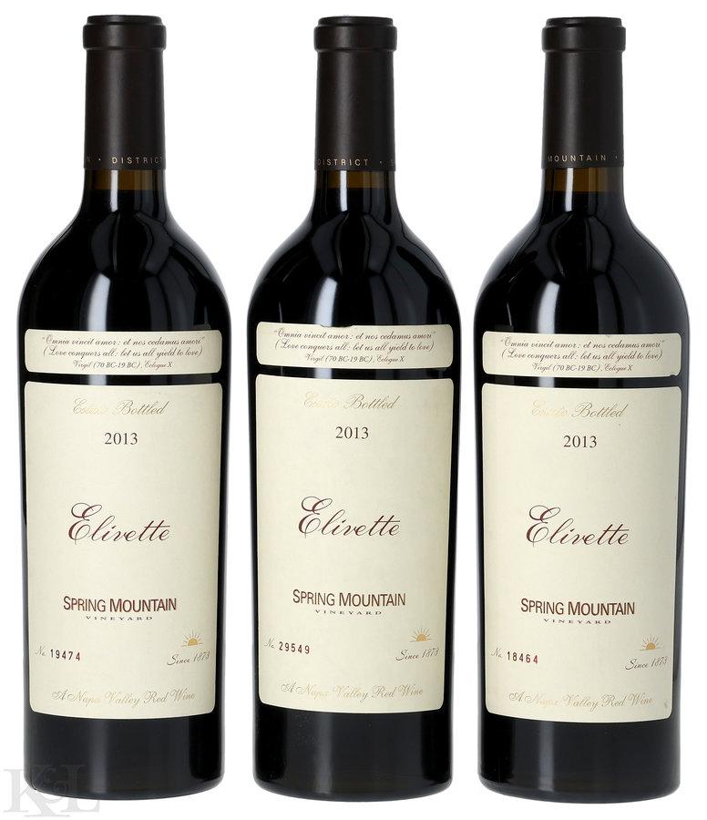 2013 Spring Mountain Vineyard "Elivette" Napa Valley Bordeaux Blend