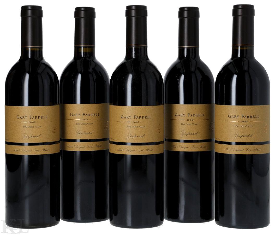 2002 Gary Farrell "Maple Vineyard—Tina's Block" Dry Creek Valley  Zinfandel