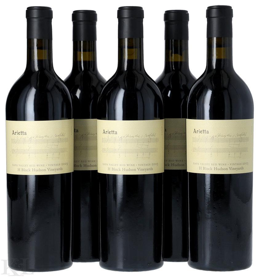 2003 Arietta "H Block Hudson" Napa Valley Bordeaux Blend