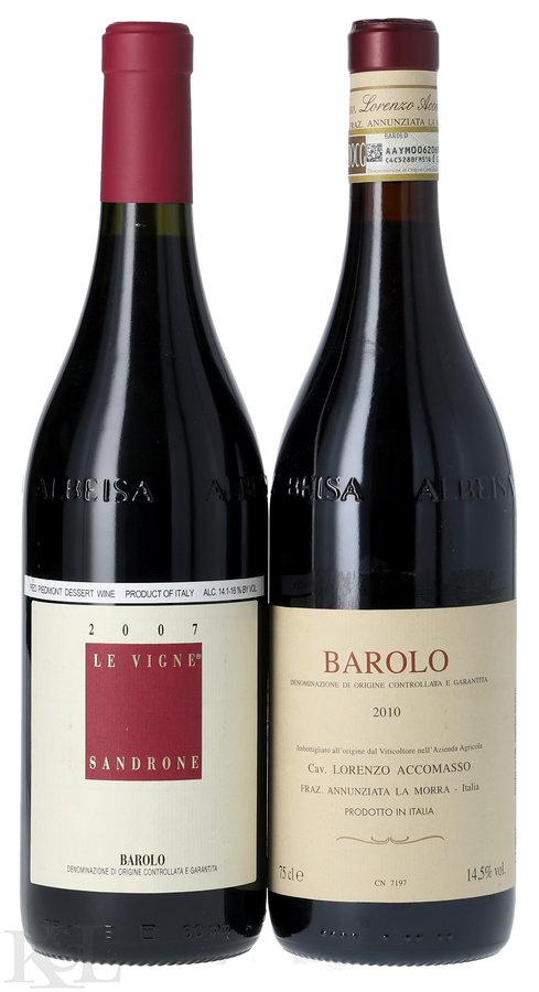 2007 & 2010 Luciano Sandrone "Le Vigne" Barolo & Lorenzo Accomasso Barolo Tasting Lot