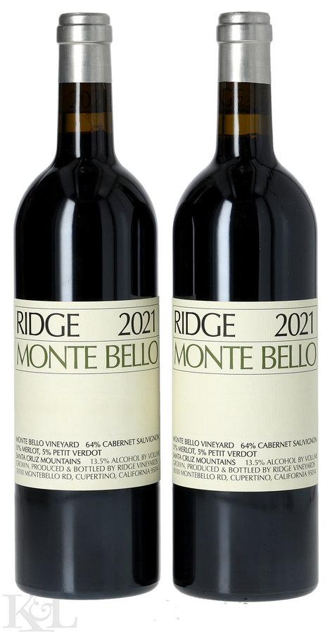 2021 Ridge Vineyards "Monte Bello" Santa Cruz Mountains Cabernet Sauvignon
