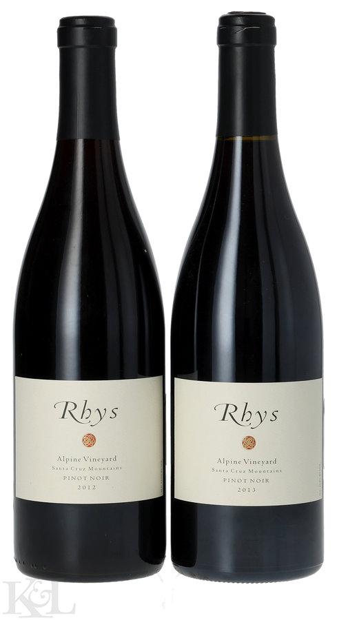 2012-2013 Rhys "Alpine Vineyard" Santa Cruz Mountains Pinot Noir Vertical