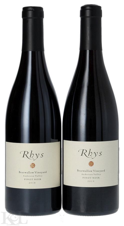 2018-2019 Rhys "Bearwallow Vineyard" Anderson Valley Pinot Noir Vertical
