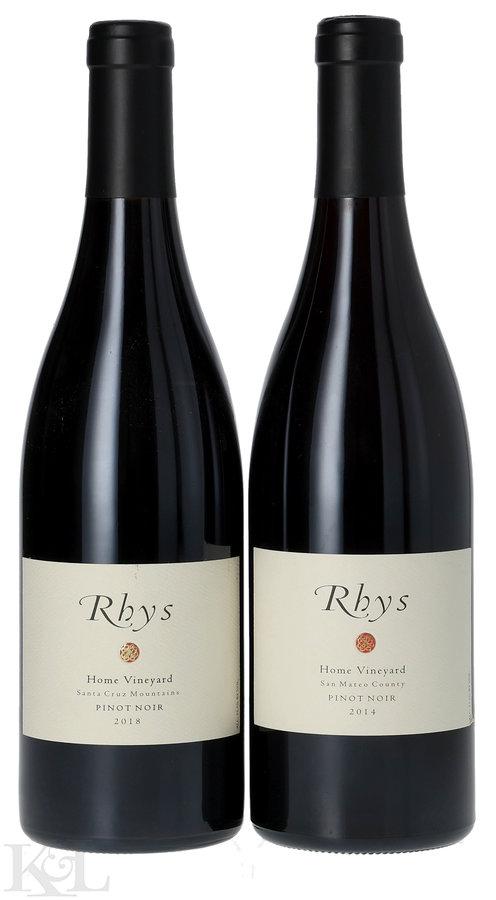 2014 & 2018 Rhys "Home Vineyard" & "Home Vineyard" Pinot Noir Tasting Lot