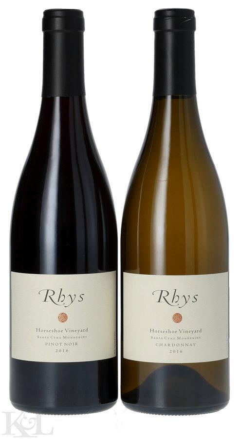 2016 Rhys "Horseshoe Vineyard" Chardonnay & "Horseshoe Vineyard" Santa Cruz Mountains Pinot Noir Horizontal