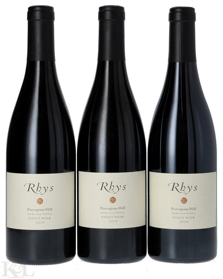2018-2019 Rhys "Porcupine Hill Vineyard" Anderson Valley Pinot Noir Vertical