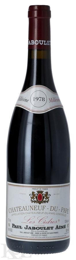 1978 Paul Jaboulet Aîné "Les Cèdres" Châteauneuf-du-Pape