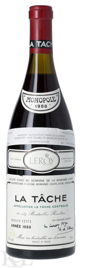 1988 DRC Domaine de la Romanée-Conti La Tâche Grand Cru