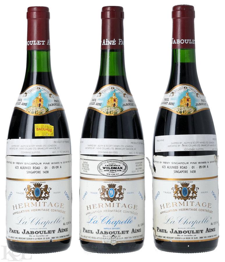 1990 Paul Jaboulet Aîné "La Chapelle" Hermitage