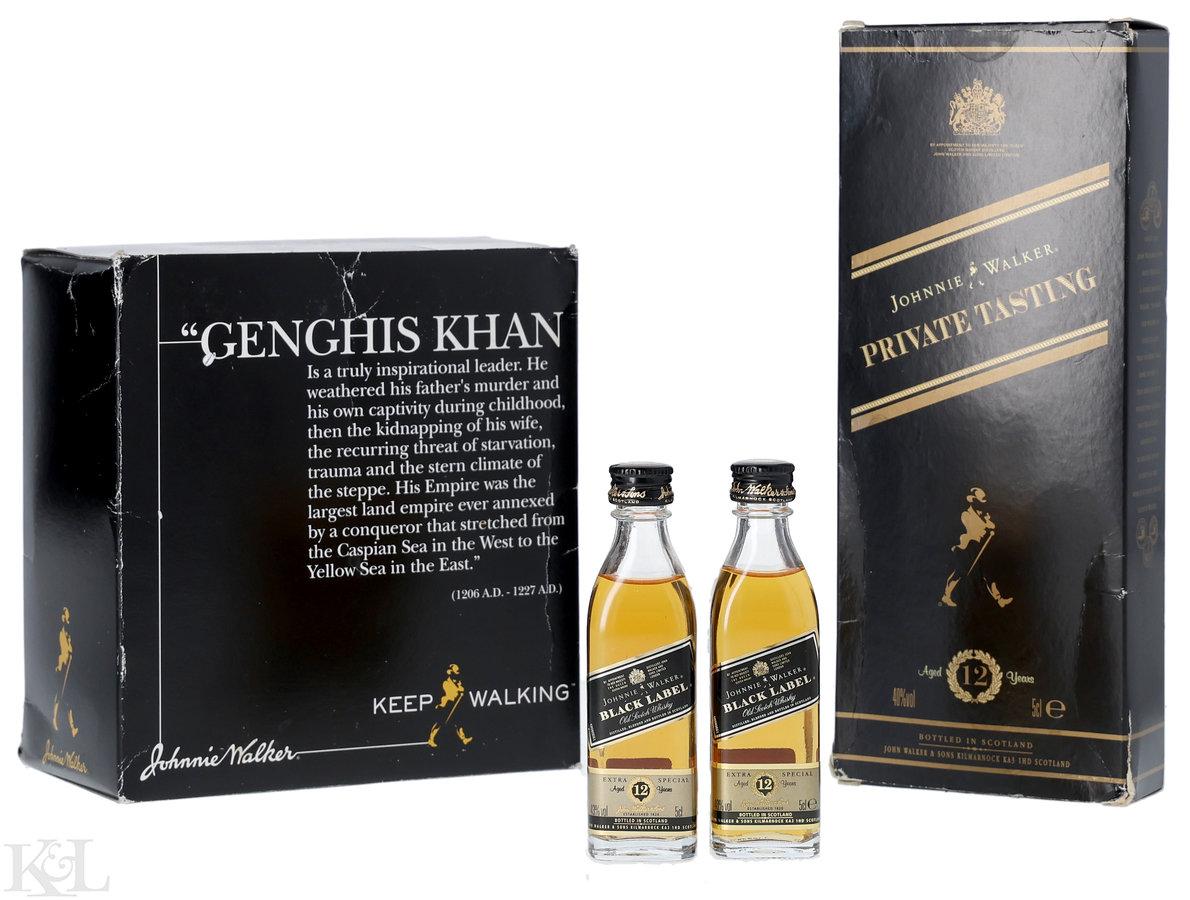 "A Taste of Conquest" Johnnie Walker Black (50ml) Horizontal