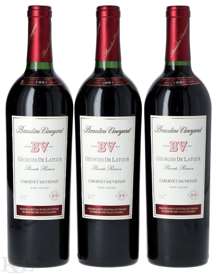 1991 Beaulieu Vineyard "Georges de Latour Private Reserve" Napa Valley Cabernet Sauvignon