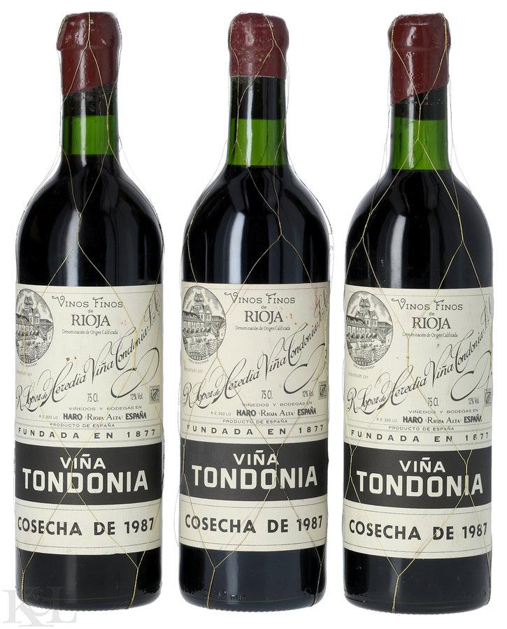 1987 Lopez de Heredia "Viña Tondonia" Gran Reserva Rioja