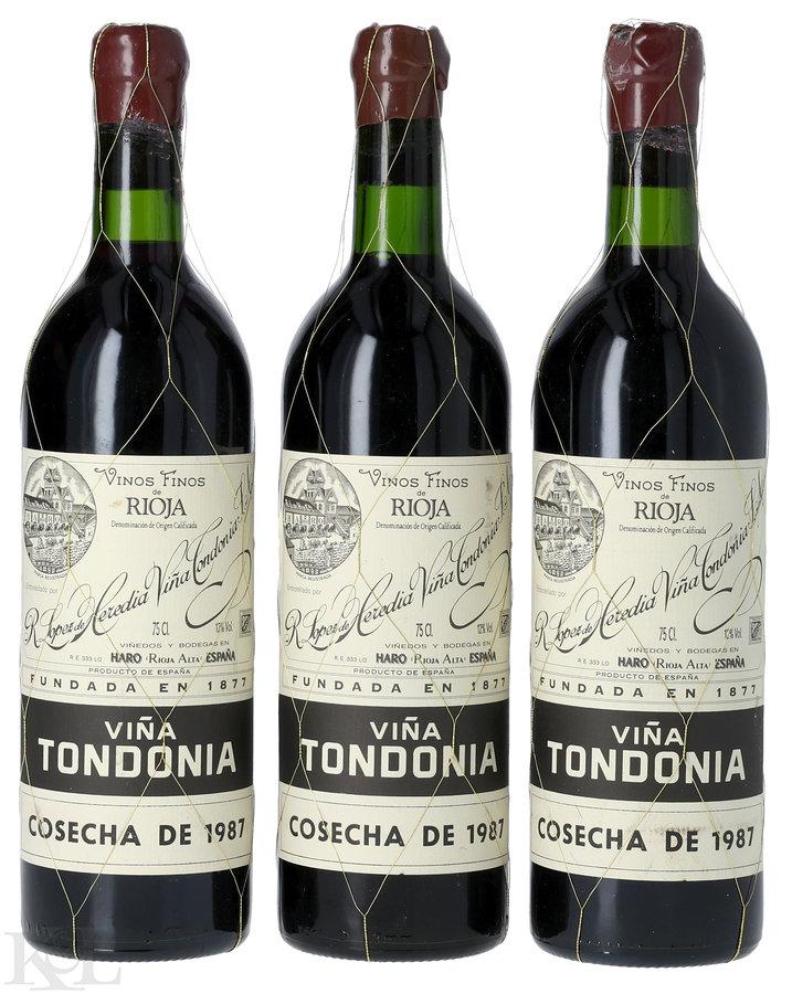 1987 Lopez de Heredia "Viña Tondonia" Gran Reserva Rioja