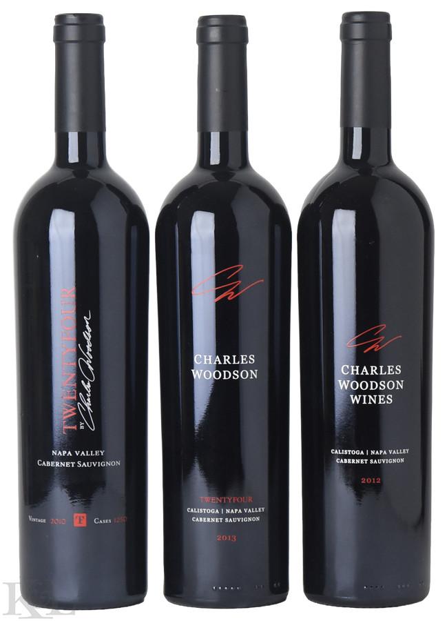 2010, 2012, 2013 Charles Woodson "TwentyFour" Napa Valley Cabernet Sauvignon