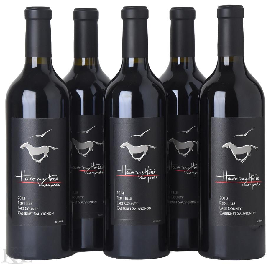 2013 & 2014 Hawk and Horse Red Hills-Lake County Cabernet Sauvignon Tasting Lot