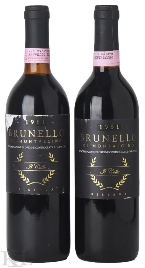 1981 Il Colle Brunello di Montalcino Riserva
