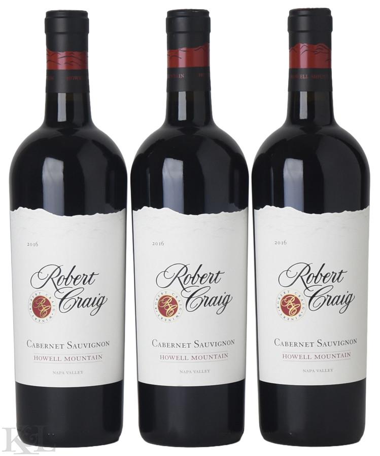 2016 Robert Craig Howell Mountain Cabernet Sauvignon