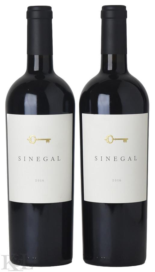 2016 Sinegal "Estate" St. Helena Cabernet Sauvignon