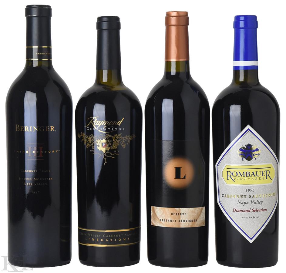 1995, 1997, 1998 Napa Valley Cabernet Sauvignon & Howell Mountain Cabernet Franc Tasting Lot