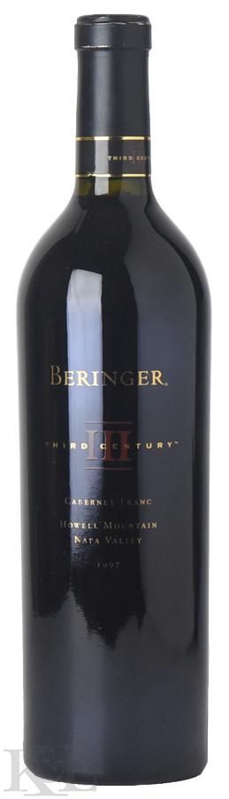 1997 Beringer "Third Century" Howell Mountain Cabernet Franc