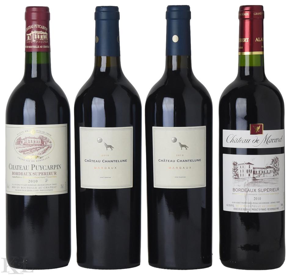 2010 Chantelune Margaux, de Macard, Bordeaux Supérieur & Puycarpin, Bordeaux Superieur Horizontal