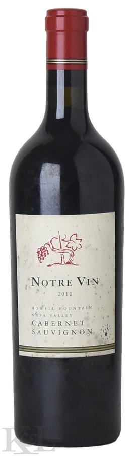 2010 Notre Vin Howell Mountain Cabernet Sauvignon