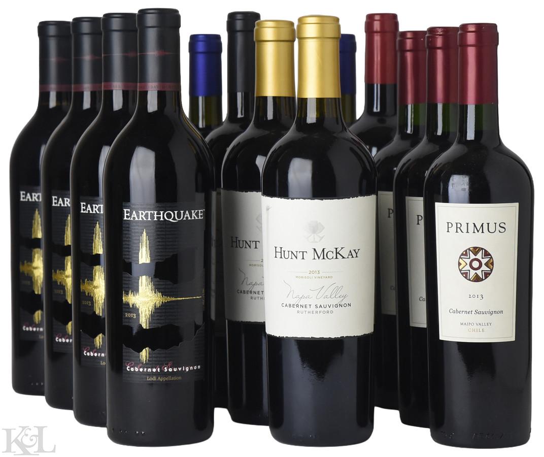 2013 Californian, Chilean & Tuscan Cabernet Sauvignon Horizontal