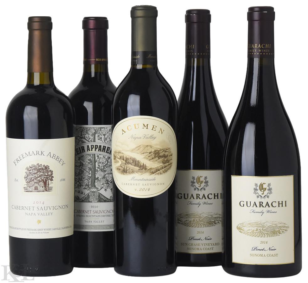 2014 Northern California Coast Pinot Noir & Cabernet Sauvignon Horizontal