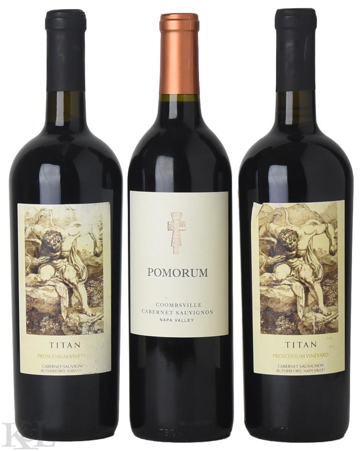 2018 Pomorum Coombsville Cabernet Sauvignon & Titan "Proscenium Vineyard" Napa Valley Cabernet Sauvignon Horizontal