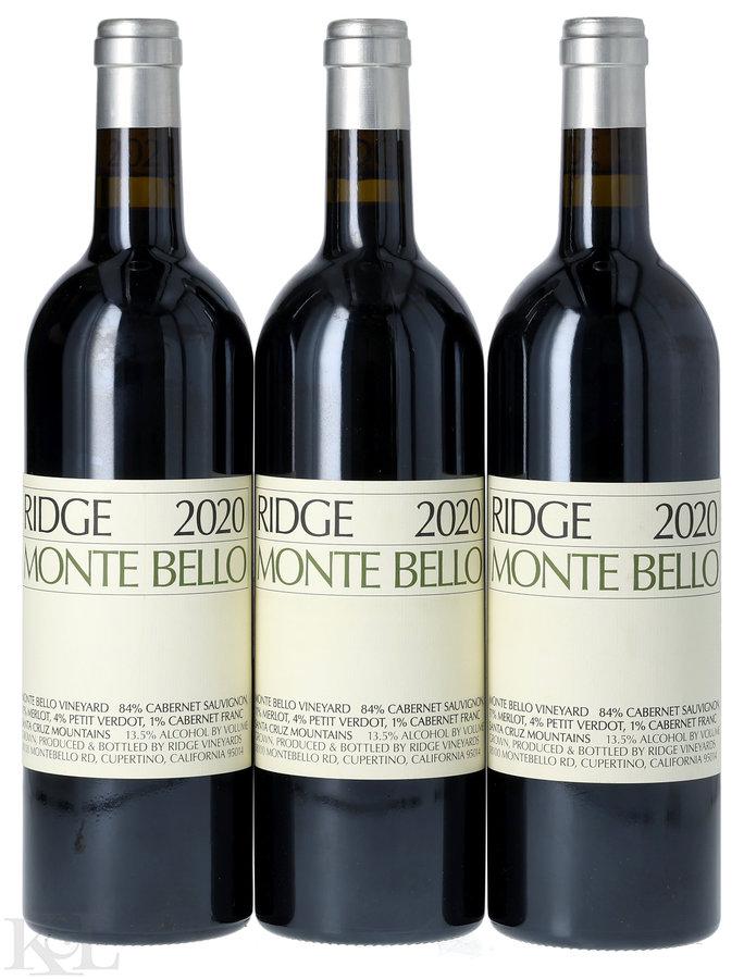 2020 Ridge Vineyards "Monte Bello" Santa Cruz Mountains Cabernet Sauvignon