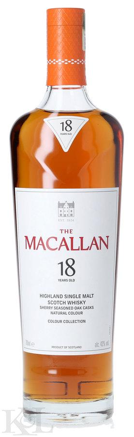 Macallan 18 Year Old "Colour Collection" Sherry Cask Single Malt Scotch (700ml)