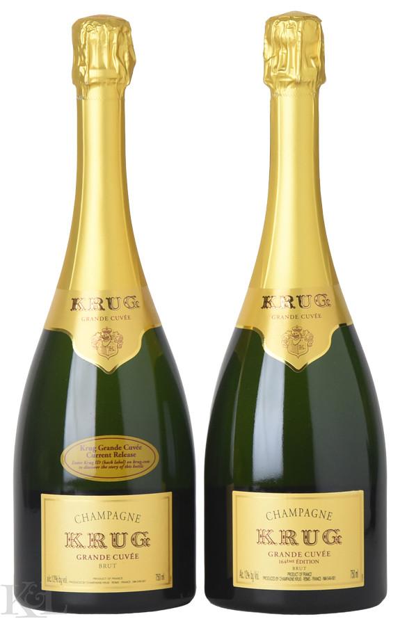NV Krug "Grande Cuvée" 161 & 164 Ème Édition Brut Champagne Horizontal