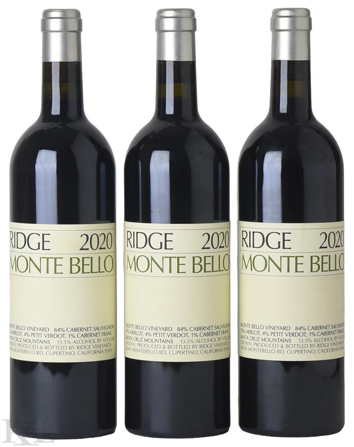 2020 Ridge Vineyards "Monte Bello" Santa Cruz Mountains Cabernet Sauvignon