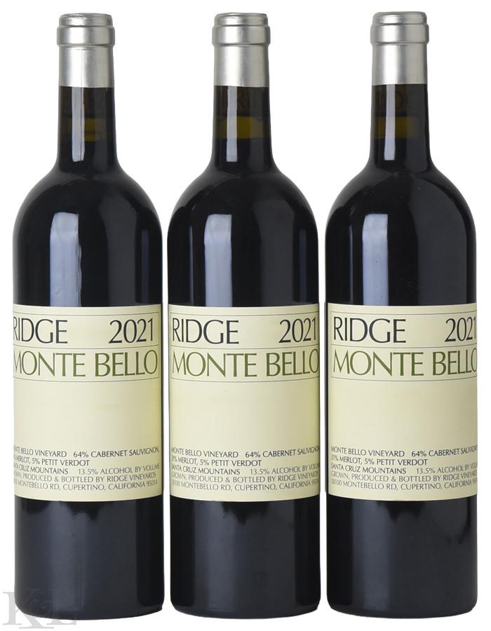 2021 Ridge Vineyards "Monte Bello" Santa Cruz Mountains Cabernet Sauvignon
