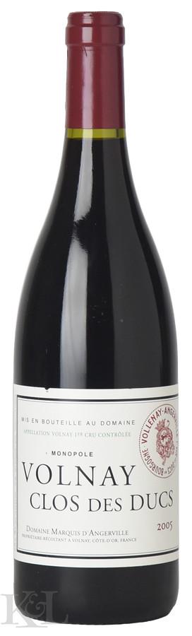 2005 Domaine Marquis d'Angerville Volnay 1er Cru "Clos des Ducs"